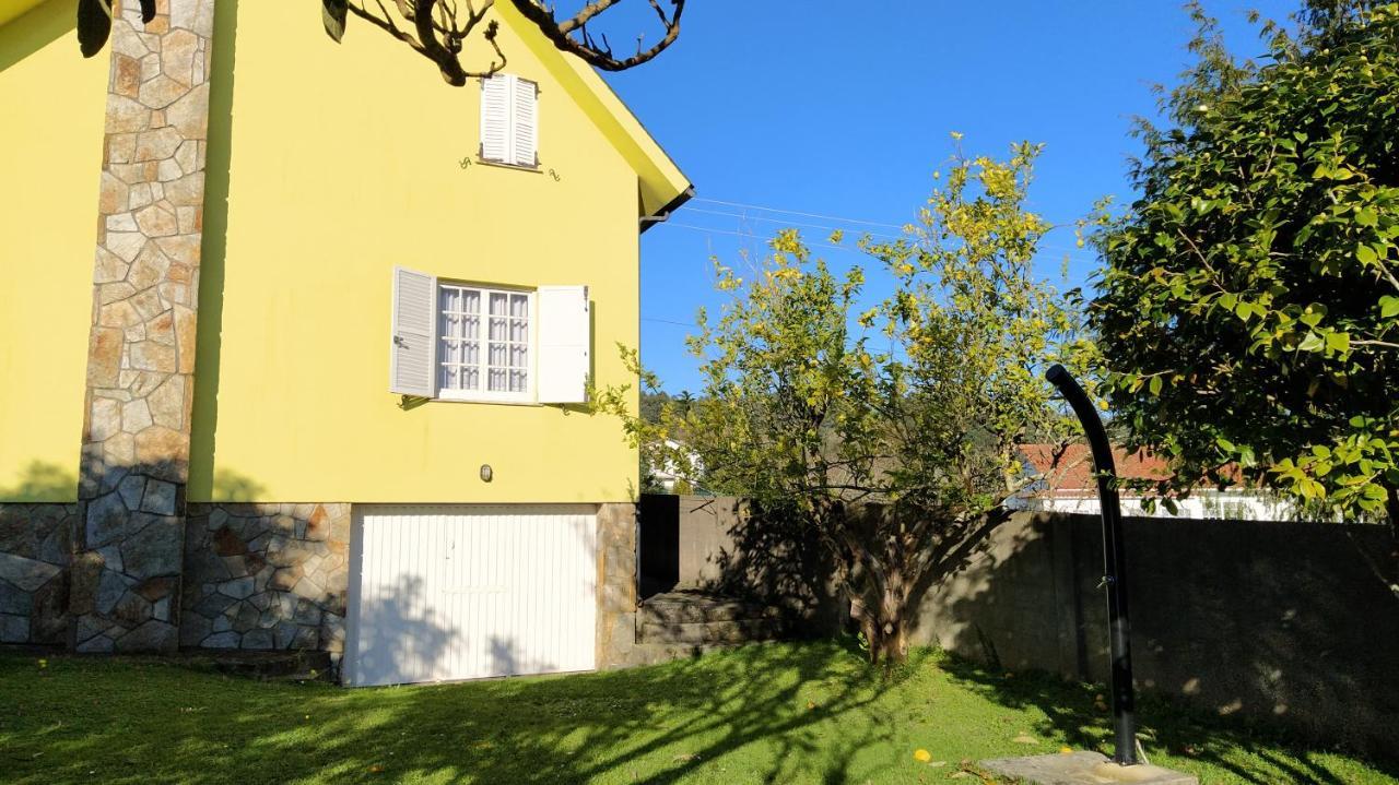Casa Con Jardin En La Playa De Almieiras Villa Fene Eksteriør bilde
