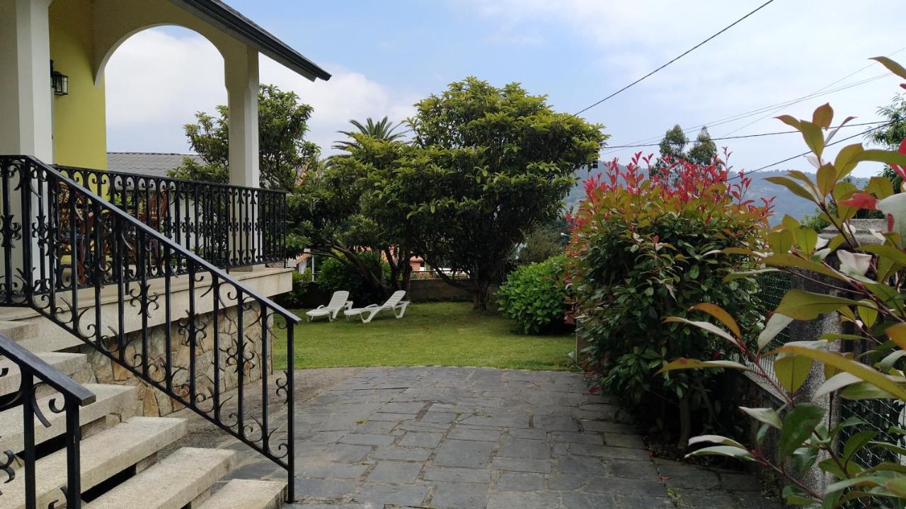 Casa Con Jardin En La Playa De Almieiras Villa Fene Eksteriør bilde